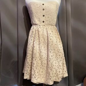 White lace summer dress